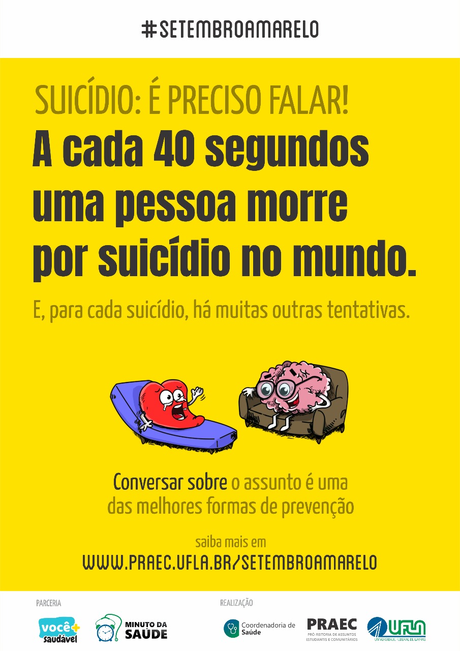 Setembro Amarelo UFLA realiza campanha de prevenção ao suicídio Lavras TV