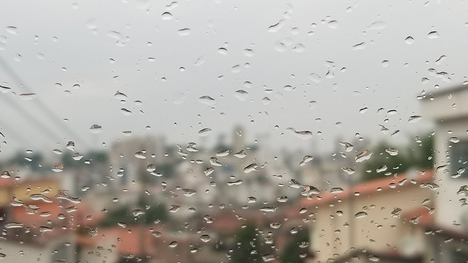 chuva vidro