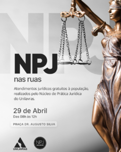 NPJ do Unilavras promove atendimento jurídico gratuito em Lavras